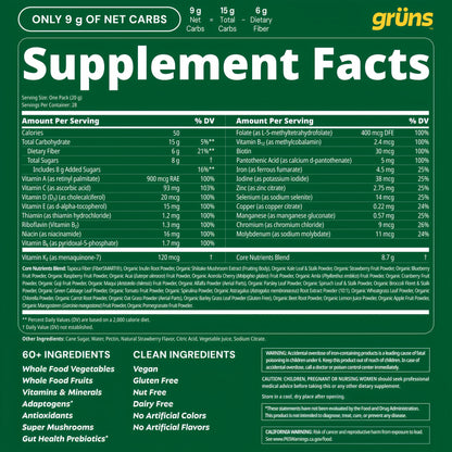 Grüns Superfood Gummies