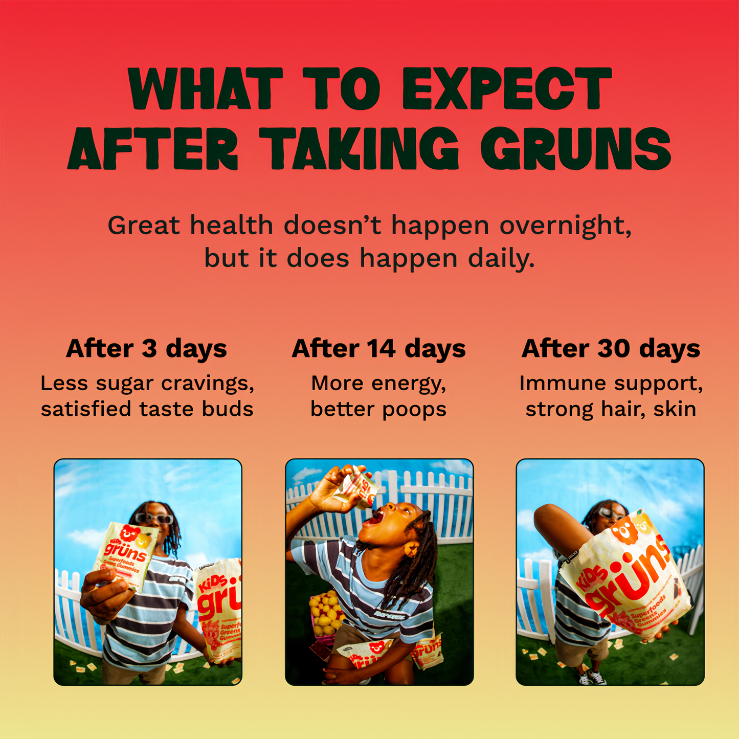 Grüns Kids Superfood Gummies