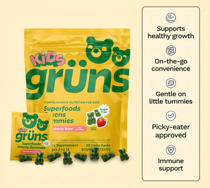 Grüns Kids Superfood Gummies